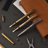 Laban Antique Fountain Pen | Gun Metal
