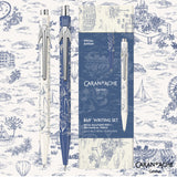 Caran d’Ache 849 Pen and 844 Pencil Set | Toile de Jouy | Limited Edition