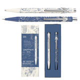 Caran d’Ache 849 Pen and 844 Pencil Set | Toile de Jouy | Limited Edition