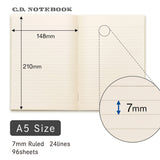 Notatnik Apica Premium CD (A5) | Linie | Kremowy papier