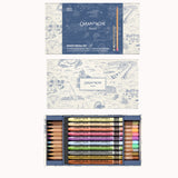 Caran d'Ache Supracolor and Neocolor II Watercolor Pencil Set Toile De Jouy | Limited Edition