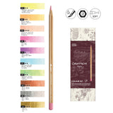 Set of 10 Caran d'Ache Toile De Jouy Watercolor Pencils | Limited Edition
