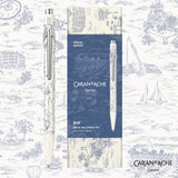 Długopis Caran d'Ache 849 Toile De Jouy | Biały | Edycja limitowana