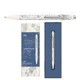 Długopis Caran d'Ache 849 Toile De Jouy | Biały | Edycja limitowana