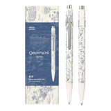 Długopis Caran d'Ache 849 Toile De Jouy | Biały | Edycja limitowana