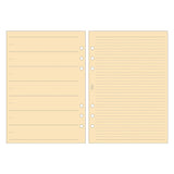 Wkład do segregatora A5 | Kalendarz wieczny tygodniowy