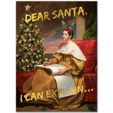 Santoro Christmas Card | Dear Santa; I can explain...