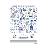 2027 Eric Small Things Monthly Desk Calendar