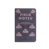 Field Notes Notebooks 3 pcs. lined | Fall Flowers
