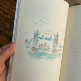 Notatnik ilustrowany L'apres-midi | Londyn - Tower Bridge