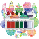 Farby akwarelowe Kuretake Gansai Tambi Granulating Colors 5 sztuk | 3