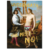 Kartka świąteczna Santoro | Underneath the Mistle-No!