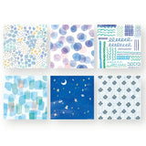 Papier do origami Mino Washi | Chłodne kolory