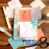 Papier do origami Mino Washi | Neonowe kolory