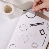 Taśma Washi Pre-Cut | Dymki