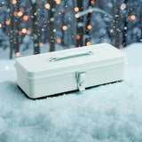 Skrzynka Toyo Steel Trunk Shape T-320 | Błękit lodowca
