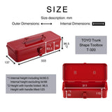 Skrzynka Toyo Steel Trunk Shape T-320 | Błękit lodowca