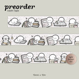 PRZEDSPRZEDAŻ: Taśma washi TheCoffeeMonsterzCO | Reading & Resting