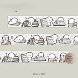 Taśma washi TheCoffeeMonsterzCO | Reading & Resting