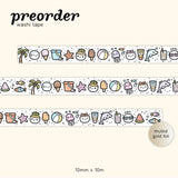 PRZEDSPRZEDAŻ: Taśma washi TheCoffeeMonsterzCO | Summer Doodles
