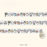 PRESALE: TheCoffeeMonsterzCO Washi Tape | Summer Doodles