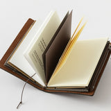 Traveler's Notebook Edycja Limitowana Card size | 20th Anniversary | Brązowy