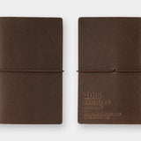Traveler's Notebook Edycja Limitowana Card size | 20th Anniversary | Brązowy