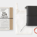 Traveler's Notebook Edycja Limitowana Card size | 20th Anniversary | Czarny