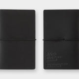 Traveler's Notebook Edycja Limitowana Card size | 20th Anniversary | Czarny