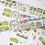 Pre-Cut Washi Tape | Urban Greenery