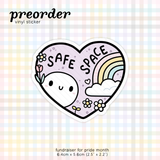 PRZEDSPRZEDAŻ: Naklejka winylowa TheCoffeeMonsterzCO | Safe Space | Akcja Charytatywna