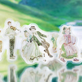 Zestaw naklejek | Alpejska historia