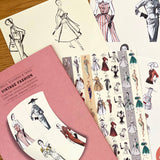 Książka z naklejkami | Vintage Fashion