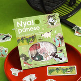 Zestaw naklejek Art NEKO | Zielony