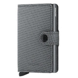 Portfel SECRID Miniwallet Carbon | Chłodny Szary