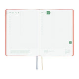 Kalendarz dzienny 2027 Hobonichi Hon A5 | Yumi Kitagishi: White Cat and Rabbit's Tea Room | Edycja angielska