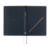 Kalendarz dzienny 2027 Hobonichi Hon A5 | Slash Navy | Edycja angielska