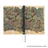 Kalendarz dzienny 2027 Hobonichi Hon A5 | V&A Series: Vine | Edycja angielska