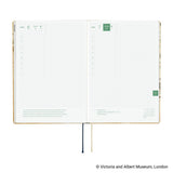 Kalendarz dzienny 2027 Hobonichi Hon A5 | V&A Series: Vine | Edycja angielska