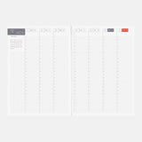 Kalendarz dzienny 2027 Hobonichi Techo Cousin A5 | Edycja angielska