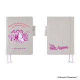 Okładka na kalendarz Hobonichi Techo A5 | Moomin: My Yard (Pink Gray)