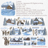 Pre-Cut Washi Tape | Winter Walk