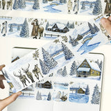 Pre-Cut Washi Tape | Winter Walk