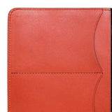Yokohama Ateliers Phileas A5 Leather Cover | Black and Orange