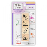 Zestaw pieczątek drewnianych | Psotny duszek