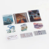 Zestaw naklejek Dziennik podróży | Dookoła świata