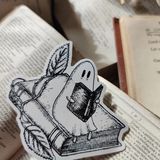Naklejka winylowa | Duch w bibliotece