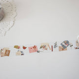 Taśma washi Note & Wish | Kwiatowe Listy