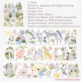 Taśma Washi Pre-Cut | Rajski ogród