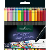 Zestaw cienkopisów Grip Finepen - Faber-Castell - 30 kolorów